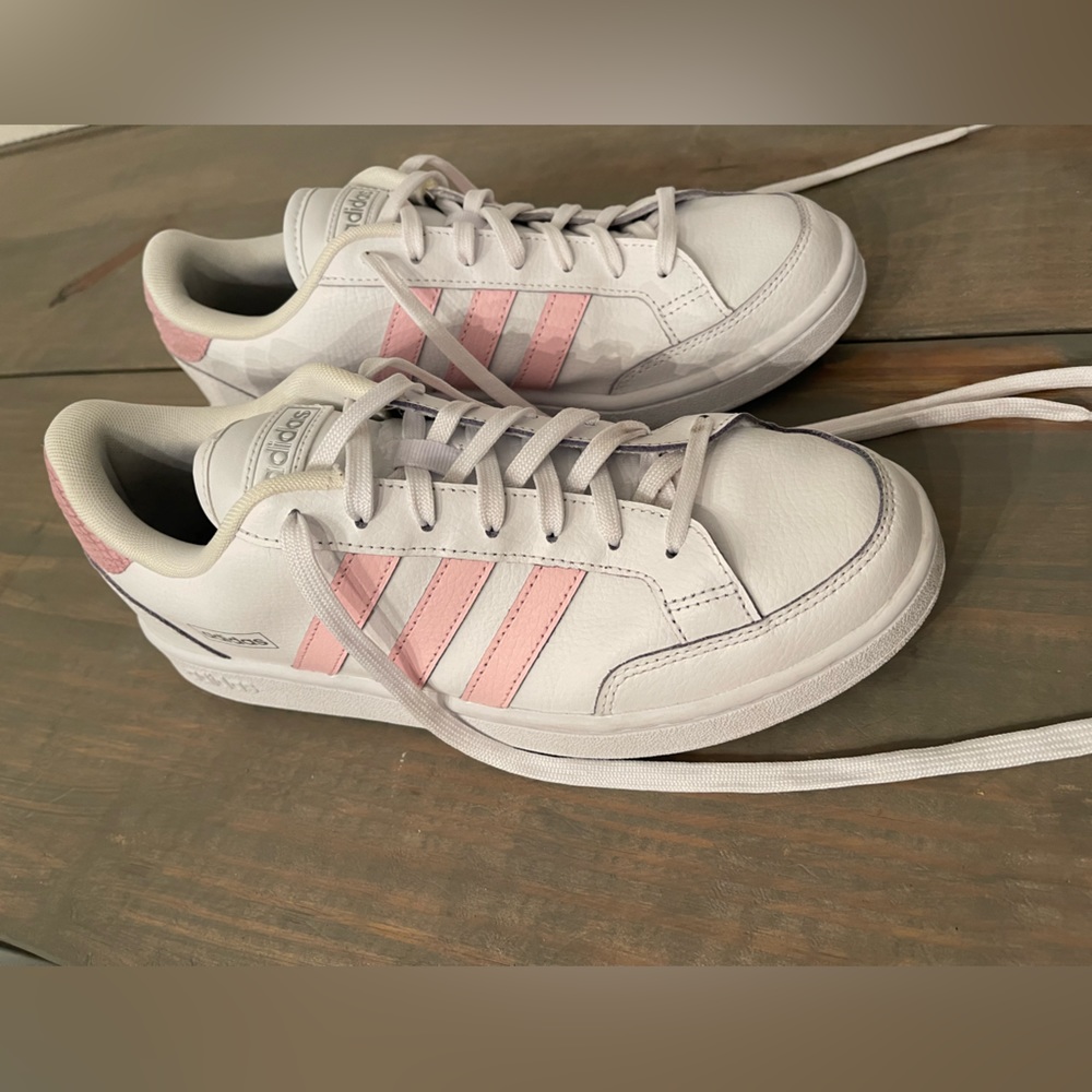 Pink Adidas sneakers